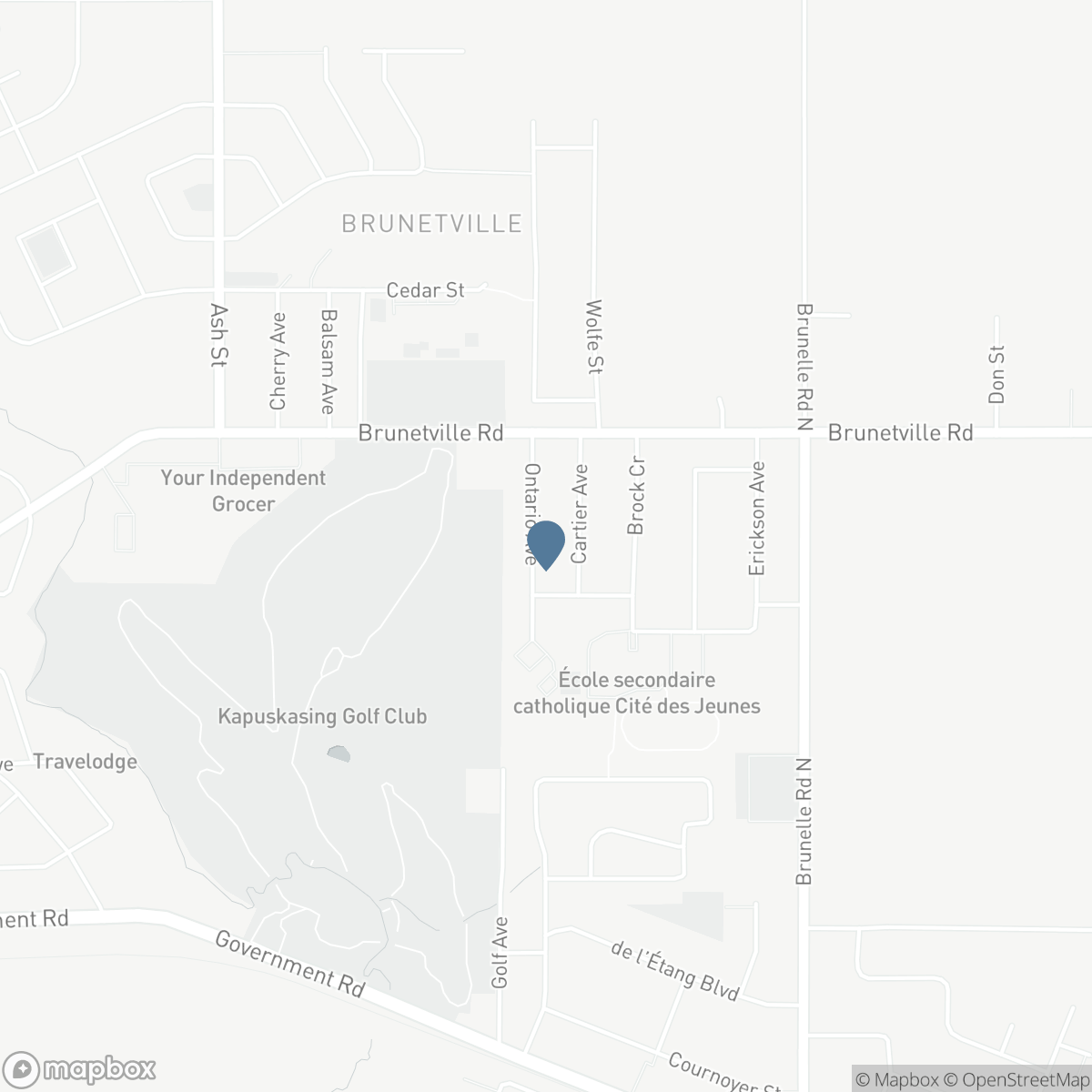 16 ONTARIO STREET, Kapuskasing, Ontario P5N 2J5